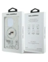 Buy Karl Lagerfeld KLHMP16XLGKCSGH Apple iPhone 16 Pro Max hardcase Liquid Glitter Karl&Choupette Head MagSafe transparent - KLD21809 - {ean13} - Home Screen Store Europe