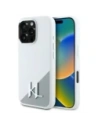 Etui Karl Lagerfeld KLHMP16XSCMKMPCH Apple iPhone 16 Pro Max hardcase Silicone Initial Metal Logo MagSafe biały/white