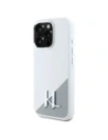 Kup Karl Lagerfeld KLHMP16XSCMKMPCH Apple iPhone 16 Pro Max Hardcase Silikon Initial Metall-Logo MagSafe weiß - KLD21811 - {ean13} - Sklep Home Screen