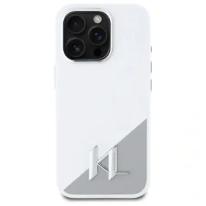 Kup Etui Karl Lagerfeld KLHMP16XSCMKMPCH Apple iPhone 16 Pro Max hardcase silikonový kovový logo MagSafe bílý/white - KLD21811 - {ean13} - Sklep Home Screen