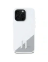 Kup Karl Lagerfeld KLHMP16XSCMKMPCH Apple iPhone 16 Pro Max Hardcase Silikon Initial Metall-Logo MagSafe weiß - KLD21811 - {ean13} - Sklep Home Screen