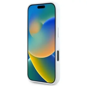 Kup Karl Lagerfeld KLHMP16XSCMKMPCH Apple iPhone 16 Pro Max Hardcase Silikon Initial Metall-Logo MagSafe weiß - KLD21811 - {ean13} - Sklep Home Screen