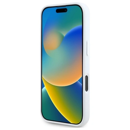 Kup Karl Lagerfeld KLHMP16XSCMKMPCH Apple iPhone 16 Pro Max Hardcase Silikon Initial Metall-Logo MagSafe weiß - KLD21811 - {ean13} - Sklep Home Screen