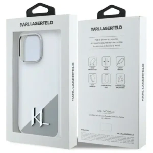 Kup Etui Karl Lagerfeld KLHMP16XSCMKMPCH Apple iPhone 16 Pro Max hardcase silikonový kovový logo MagSafe bílý/white - KLD21811 - {ean13} - Sklep Home Screen