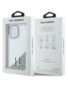 Kup Karl Lagerfeld KLHMP16XSCMKMPCH Apple iPhone 16 Pro Max Hardcase Silikon Initial Metall-Logo MagSafe weiß - KLD21811 - {ean13} - Sklep Home Screen