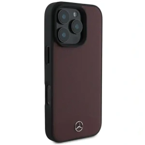 Kup Etui Mercedes MEHMP16L23RBARR Apple iPhone 16 Pro hardcase Textured And Plain Leather MagSafe červený/red - MRS246 - {ean13} - Sklep Home Screen
