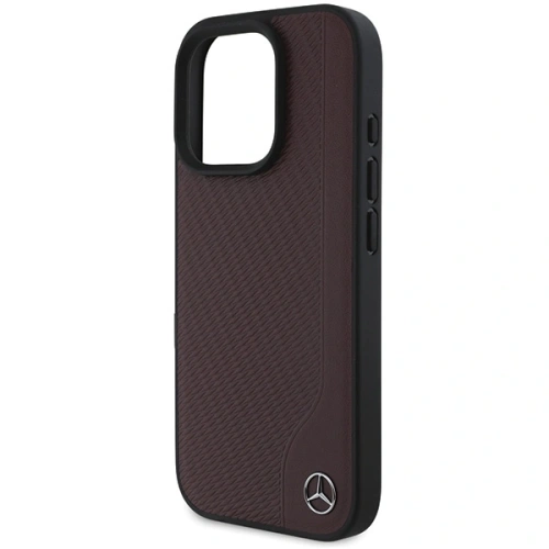 Kup Mercedes MEHMP16L23RBGVR Apple iPhone 16 Pro keménytok MB Fa Imitáció Bőr MagSafe piros - MRS247 - {ean13} - Sklep Home Screen