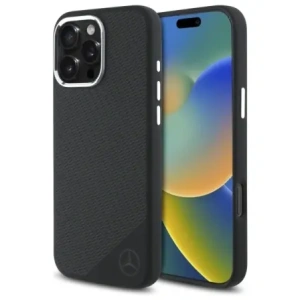 Kup Etui Mercedes MEHMP16L23SUGDK Apple iPhone 16 Pro hardcase Silicone Tonal Logo Wood Pattern MagSafe černý/black - MRS250 - {ean13} - Sklep Home Screen