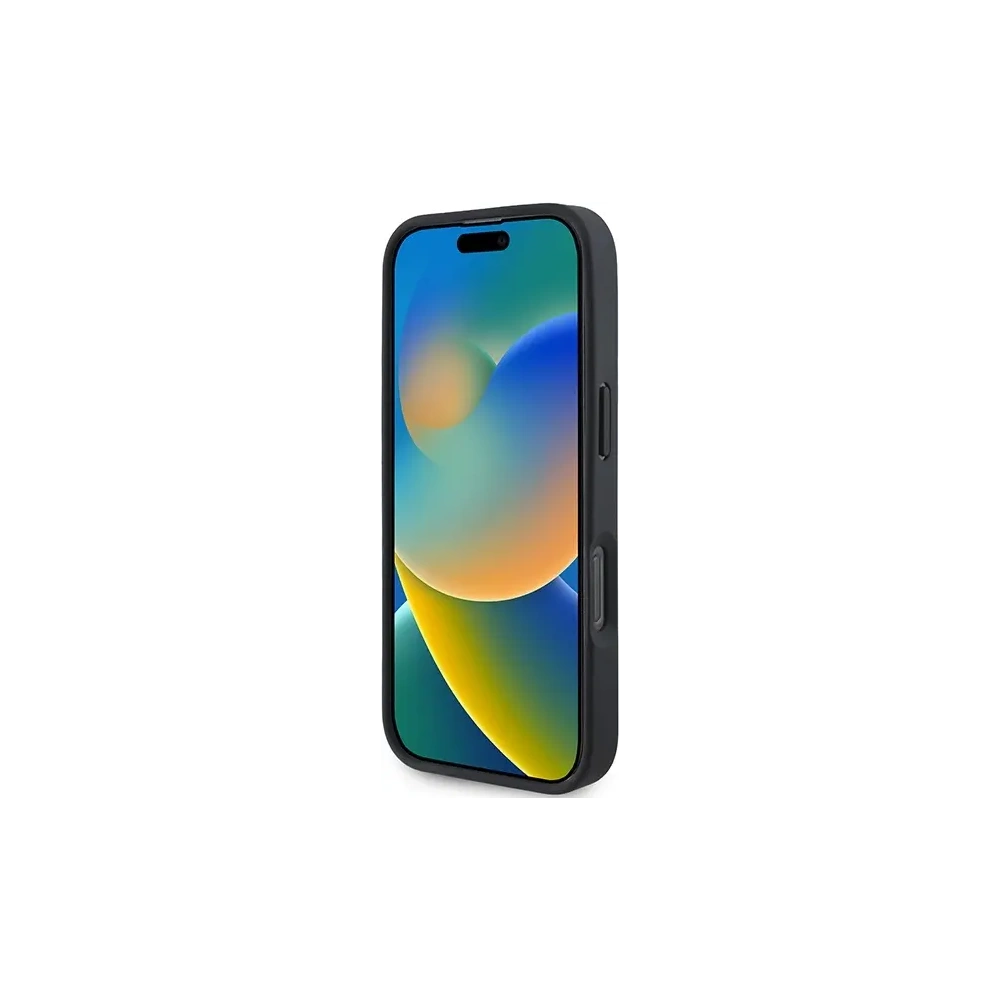 Etui BMW BMHMP16LSLLBK Apple iPhone 16 Pro hardcase Leather Hot Stamp MagSafe czarny/black