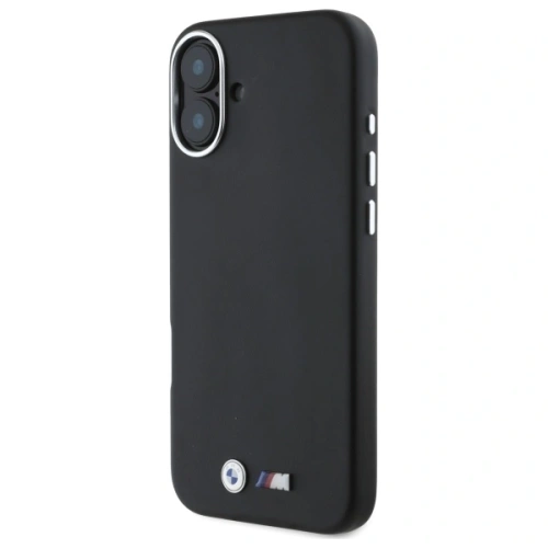 Buy BMW BMHMP16M23PMWK Apple iPhone 16 Plus hardcase M Smooth Full Wrapped Metal MagSafe black - BMW704 - {ean13} - Home Screen Store Europe
