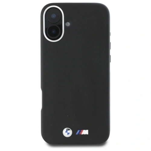 Buy BMW BMHMP16M23PMWK Apple iPhone 16 Plus hardcase M Smooth Full Wrapped Metal MagSafe black - BMW704 - {ean13} - Home Screen Store Europe