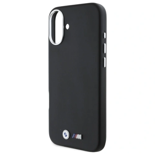 Buy BMW BMHMP16M23PMWK Apple iPhone 16 Plus hardcase M Smooth Full Wrapped Metal MagSafe black - BMW704 - {ean13} - Home Screen Store Europe