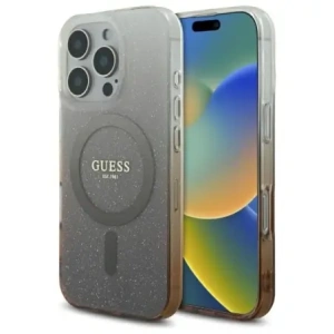 Buy Guess GUHMP16LHGRCELW Apple iPhone 16 Pro hardcase IML Glitter Gradient MagSafe brown - GUE4125 - {ean13} - Home Screen Store Europe