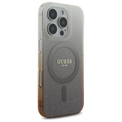 Kup Guess GUHMP16LHGRCELW Apple iPhone 16 Pro Hardcase IML Glitter Gradient MagSafe braun - GUE4125 - {ean13} - Sklep Home Screen