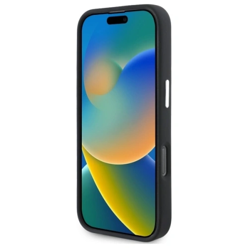 Kup Mercedes MEHMP16L23SUMBK Apple iPhone 16 Pro carcasă dură din silicon cu dungi albastre MagSafe negru - MRS251 - {ean13} - Sklep Home Screen
