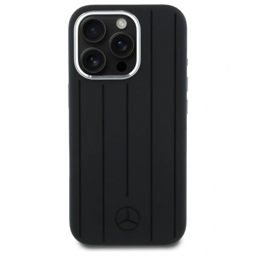 Kup Mercedes MEHMP16L23SUVSK Apple iPhone 16 Pro carcasă dură din silicon cu dungi tonale verticale MagSafe negru - MRS253 - {ean13} - Sklep Home Screen