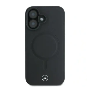 Kup Mercedes MEHMP16M23RCMK Apple iPhone 16 Plus Hartschale Glattes Leder MagSafe schwarz - MRS254 - {ean13} - Sklep Home Screen