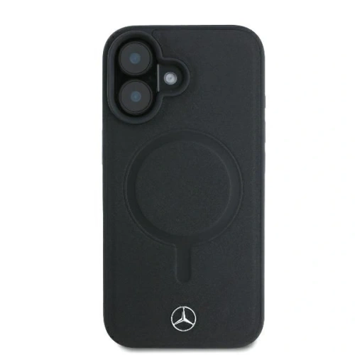 Buy Mercedes MEHMP16M23RCMK Apple iPhone 16 Plus hardcase Smooth Leather MagSafe black - MRS254 - {ean13} - Home Screen Store Europe