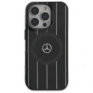Buy Mercedes MEHMP16S23HRSK Apple iPhone 16 hardcase MB Double Layer Crossed Lines MagSafe black - MRS255 - {ean13} - Home Screen Store Europe