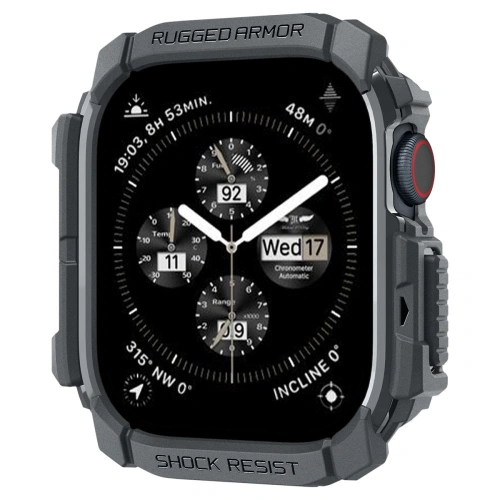 Kup Etui Spigen Rugged Armor Apple Watch 10 46mm tmavě šedé - SPN16533 - {ean13} - Sklep Home Screen