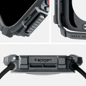 Kup Etui Spigen Rugged Armor Apple Watch 10 46mm Dark Grey - SPN16533 - {ean13} - Sklep Home Screen