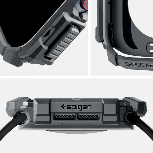 Kup Etui Spigen Rugged Armor Apple Watch 10 46mm tmavě šedé - SPN16533 - {ean13} - Sklep Home Screen