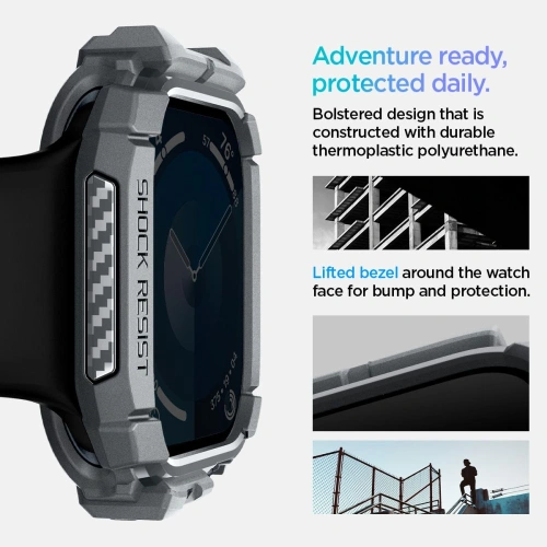 Kup Etui Spigen Rugged Armor Apple Watch 10 46mm tmavě šedé - SPN16533 - {ean13} - Sklep Home Screen
