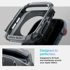 Kup Etui Spigen Rugged Armor Apple Watch 10 46mm Dark Grey - SPN16533 - {ean13} - Sklep Home Screen