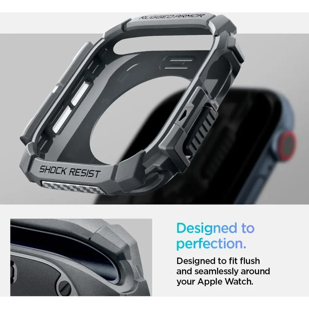 Etui Spigen Rugged Armor Apple Watch 10 / 11 46mm Dark Grey