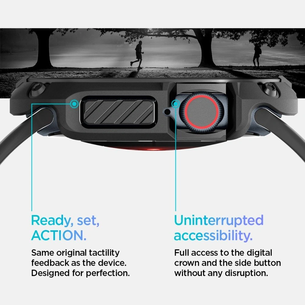 Etui Spigen Tough Armor Apple Watch 10 / 11 46mm Black