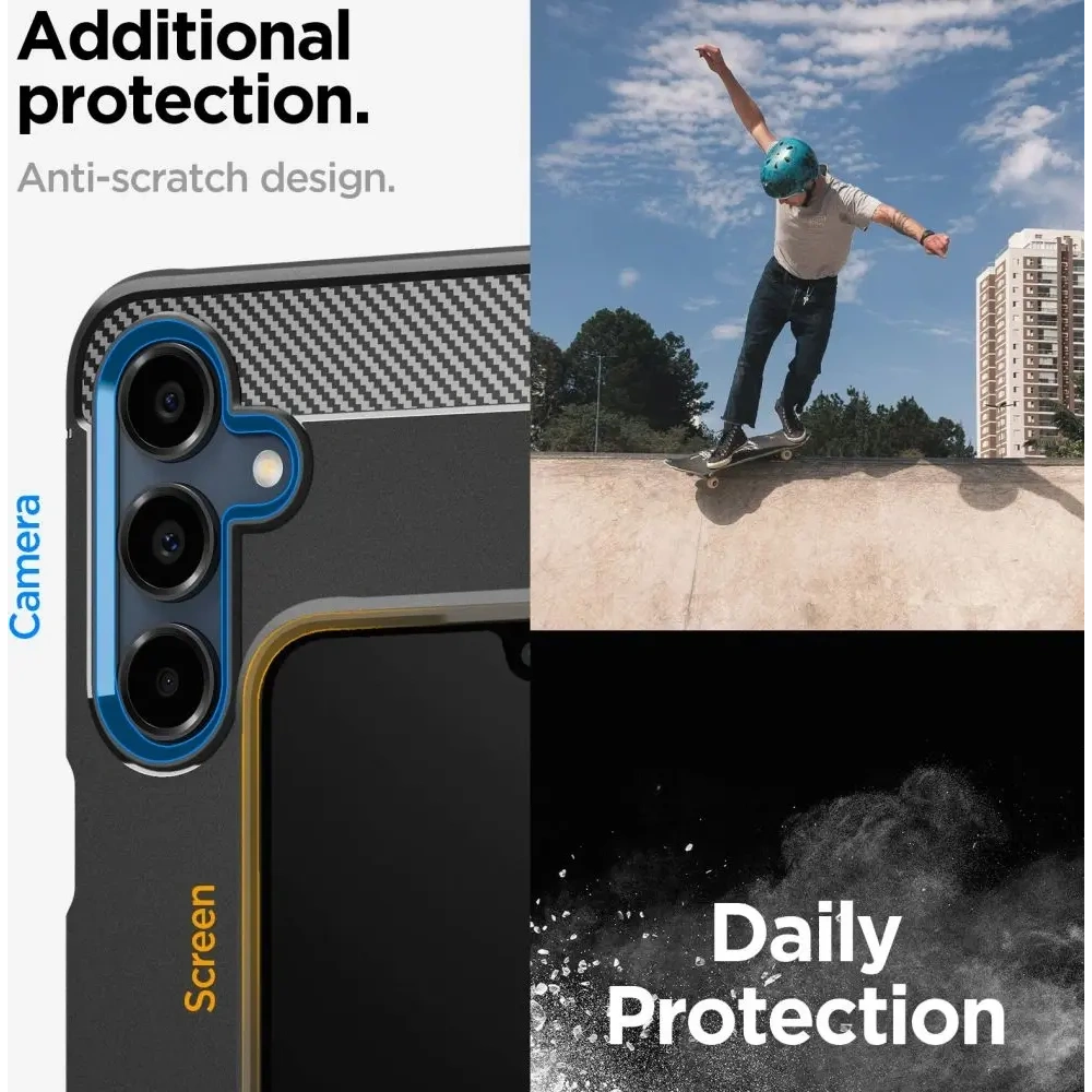 Etui Spigen Rugged Armor Samsung Galaxy A16 4G / 5G Matte Black
