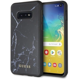 Buy Guess GUHCS10LHYMABK S10e G970 black hard case Marble - GUE350BLK - {ean13} - Home Screen Store Europe