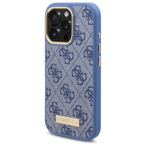 Kup Etui Guess GUHMP16LU4GPRB Apple iPhone 16 Pro hardcase 4G Logo Plate MagSafe modrý/blue - GUE4129 - {ean13} - Sklep Home Screen