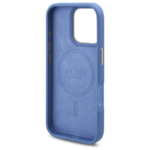 Kup Etui Guess GUHMP16LU4GPRB Apple iPhone 16 Pro hardcase 4G Logo Plate MagSafe modrý/blue - GUE4129 - {ean13} - Sklep Home Screen