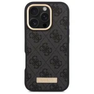 Kup Etui Guess GUHMP16LU4GPRK Apple iPhone 16 Pro hardcase 4G Logo Plate MagSafe czarny/black - GUE4130 - {ean13} - Sklep Home Screen