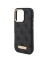 Buy Guess GUHMP16LU4GPRK Apple iPhone 16 Pro hardcase 4G Logo Plate MagSafe black - GUE4130 - {ean13} - Home Screen Store Europe