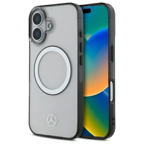 Kup Mercedes MEHMP16S23HUOKC Apple iPhone 16 carcasă dură cu logo imprimat MagSafe transparent - MRS256 - {ean13} - Sklep Home Screen