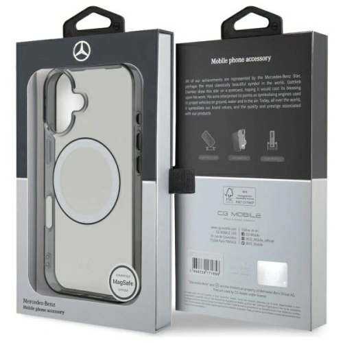 Kup Etui Mercedes MEHMP16S23HUOKC Apple iPhone 16 hardcase Printed logo MagSafe transparent - MRS256 - {ean13} - Sklep Home Screen