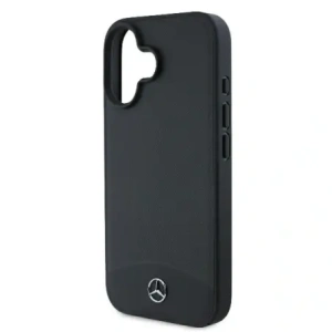 Kup Etui Mercedes MEHMP16S23RBARK Apple iPhone 16 hardcase Textured And Plain Leather MagSafe czarny/black - MRS257 - {ean13} - Sklep Home Screen