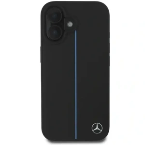 Kup Mercedes MEHMP16S23RURBK Apple iPhone 16 keménytok MB Blue Line Leather MagSafe fekete - MRS259 - {ean13} - Sklep Home Screen