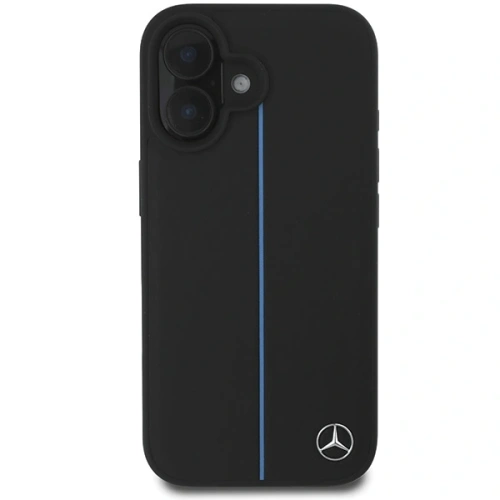 Kup Mercedes MEHMP16S23RURBK Apple iPhone 16 Hartschale MB Blue Line Leder MagSafe schwarz - MRS259 - {ean13} - Sklep Home Screen