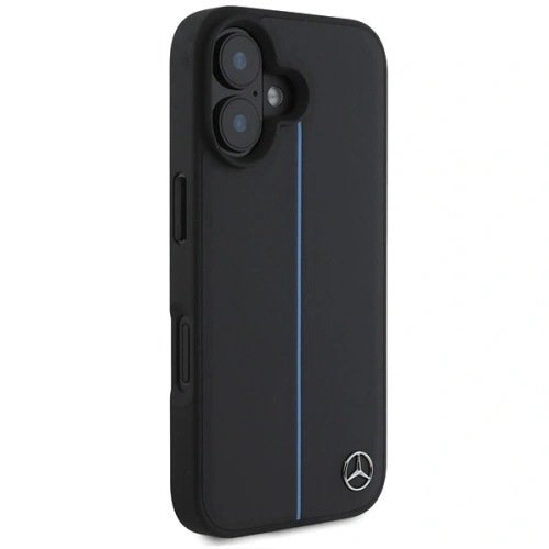Kup Mercedes MEHMP16S23RURBK Apple iPhone 16 husă din plastic MB Blue Line Leather MagSafe neagră - MRS259 - {ean13} - Sklep Home Screen