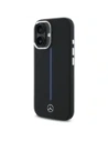 Kup Mercedes MEHMP16S23SUMBK Apple iPhone 16 Hardcase Silikon Blau Streifen MagSafe Schwarz - MRS260 - {ean13} - Sklep Home Screen