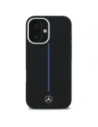 Kup Etui Mercedes MEHMP16S23SUMBK Apple iPhone 16 hardcase silikonová modrá pruhovaná MagSafe černá/black - MRS260 - {ean13} - Sklep Home Screen