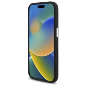 Buy Mercedes MEHMP16S23SUMBK Apple iPhone 16 hardcase Silicone Blue Stripe MagSafe black - MRS260 - {ean13} - Home Screen Store Europe
