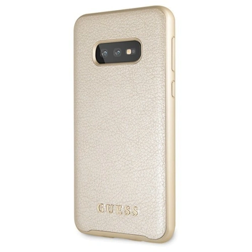 Buy Guess GUHCS10LIGLGO S10e G970 gold hard case Iridescent - GUE352GLD - {ean13} - Home Screen Store Europe
