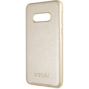 Buy Guess GUHCS10LIGLGO S10e G970 gold hard case Iridescent - GUE352GLD - {ean13} - Home Screen Store Europe
