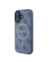 Buy Guess GUHMP16MG4GFRB Apple iPhone 16 Plus hardcase 4G Ring Classic Logo MagSafe blue - GUE4133 - {ean13} - Home Screen Store Europe