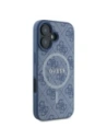 Buy Guess GUHMP16MG4GFRB Apple iPhone 16 Plus hardcase 4G Ring Classic Logo MagSafe blue - GUE4133 - {ean13} - Home Screen Store Europe