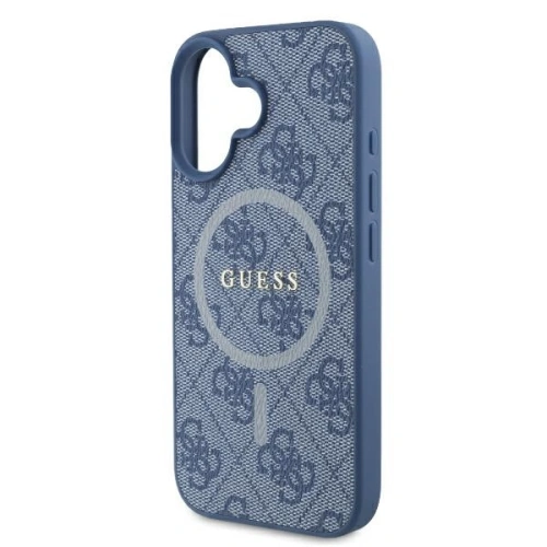 Buy Guess GUHMP16MG4GFRB Apple iPhone 16 Plus hardcase 4G Ring Classic Logo MagSafe blue - GUE4133 - {ean13} - Home Screen Store Europe